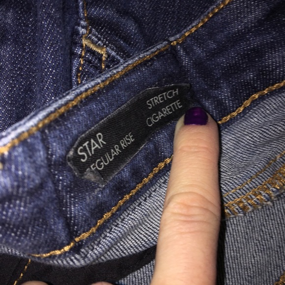 David Bitton Star Stretch Cigarette Jeans - Picture 5 of 5